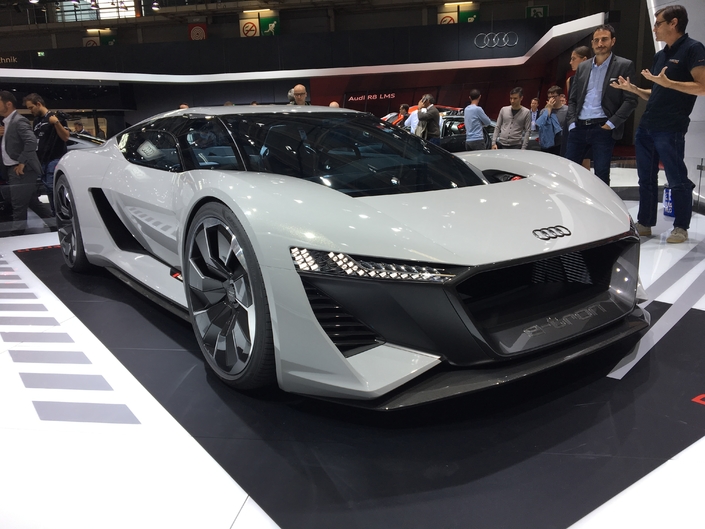 Audi PB18 e-tron Concept : la R8 du futur - En direct du Mondial de l'Auto 2018