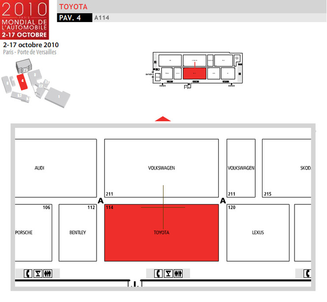 Guide des stands 2010 : Toyota à fond sur l'hybride 