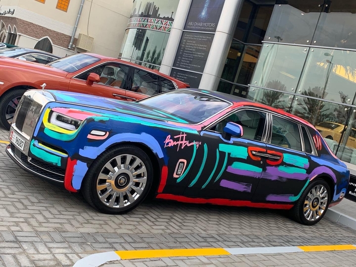 Une étonnante Rolls-Royce Phantom art car