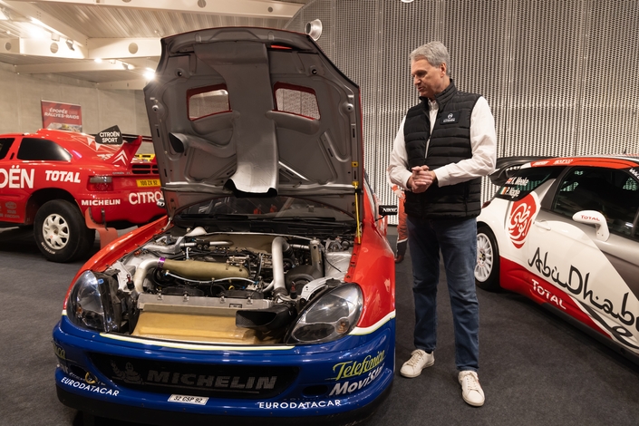 Denis Huille nous explique que la Xsara était la plus simple à piloter et réparer. Ni trop grande, ni trop compacte, son gabarit est idéal et la boîte de vitesse positionnée sous le moteur lui procure une grande agilité.