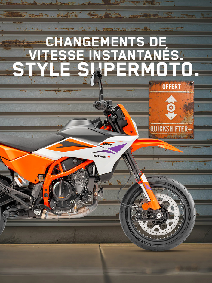 Des cadeaux à gogo chez KTM sur les Duke, Adventure et SMC de petites et moyennes cylindrées !
