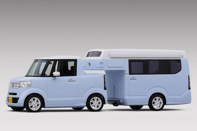 Honda N-Truck et N-Camp : campeur des villes