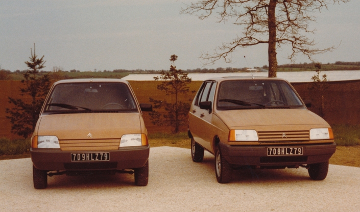 D'autres propositions pour la Visa, qui semblent, elles, préfigurer l'AX, surtout la maquette de gauche. Photo : archives Gérard Godfroy