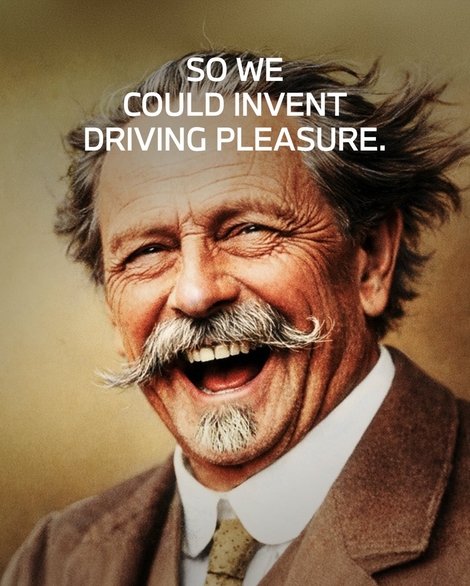 … donc nous avons pu inventer le plaisir de conduite.