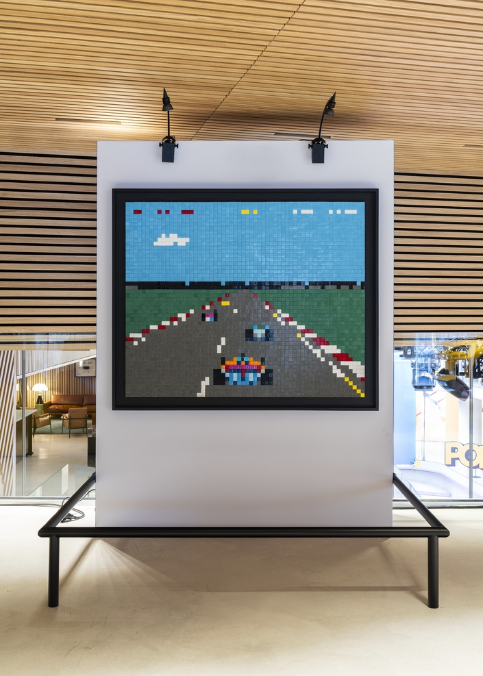 "Pole position" de Invader (2008) © DORN, Claire / Fisheye Manufacture
