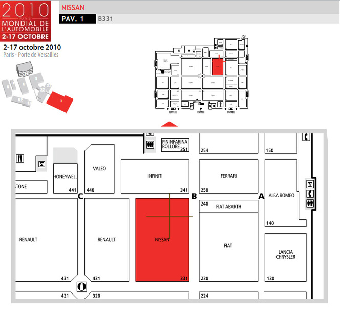 Guide des stands 2010 : Nissan entre raison et folie 