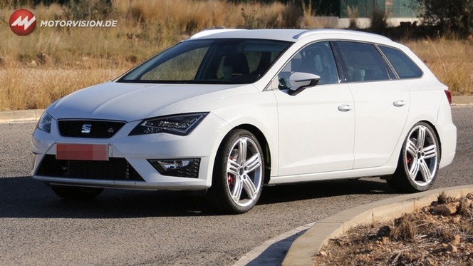 Surprise : la future Seat Leon Cupra fait le break