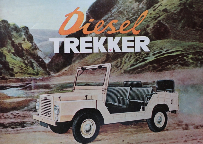 Hindustan a développé un véhicule baptisé Trekker tous usages, habillé d’une carrosserie rudimentaire.