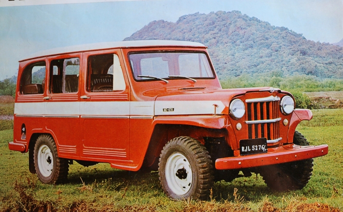 Mahindra a fabriqué la Jeep de Willys sous de multiples formes dont la station wagon.