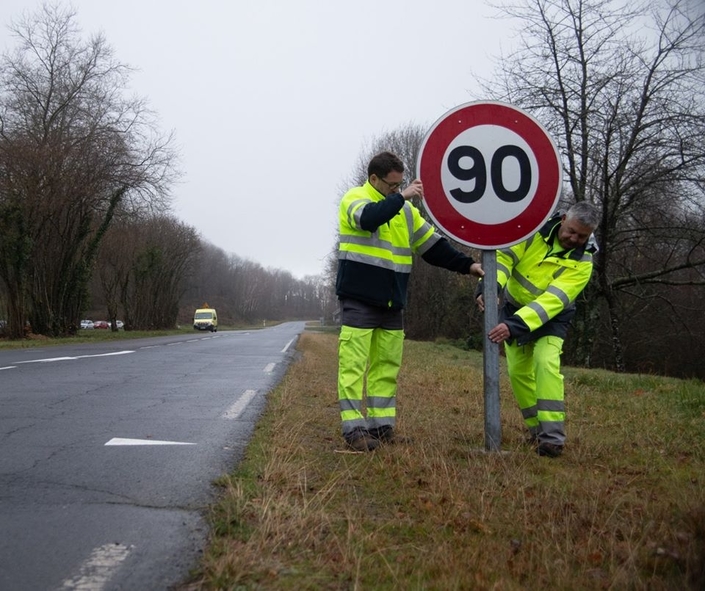 La Corrèze et le Cantal remettent les 90 km/h sur toutes leurs départementales