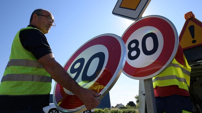 Retour général en Corrèze et Cantal des 90 km/h.