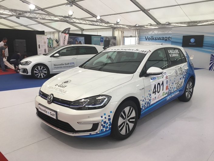 La e-Golf restylée.