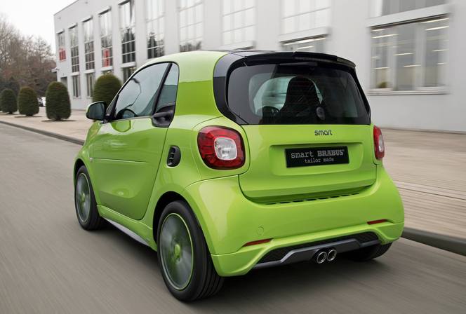 Salon de Genève 2015 - La Smart fortwo Brabus se montre déjà