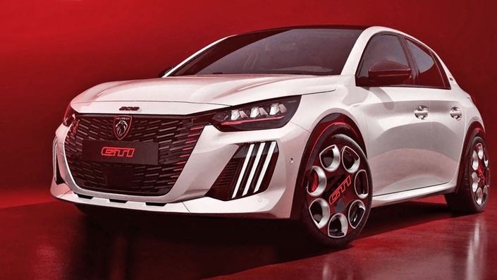 Peugeot remet au goût du jour le célèbre nom GTi en le plaçant sur la toute nouvelle Peugeot E-208 GTi. À l’instar de ses cousines de chez Stellantis, cette petite bombe qui arrive bientôt en concession dispose d’un électromoteur performant de 280 ch. © Peugeot