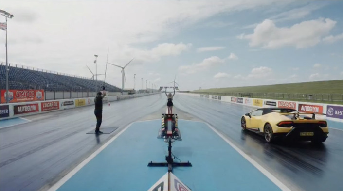 Une course pour le moins surprenante.