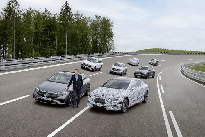 Mercedes : de l'électrique pour toute la gamme dès 2022
