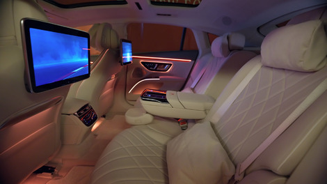 L’espace dédié aux passagers est digne du statut d’une limousine.