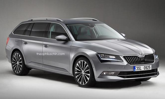 La nouvelle Skoda Superb imaginée à toutes les sauces