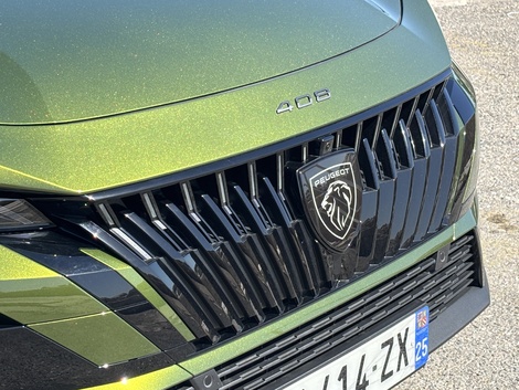 Des traits lumineux apparaissent sur la partie haute de la calandre.