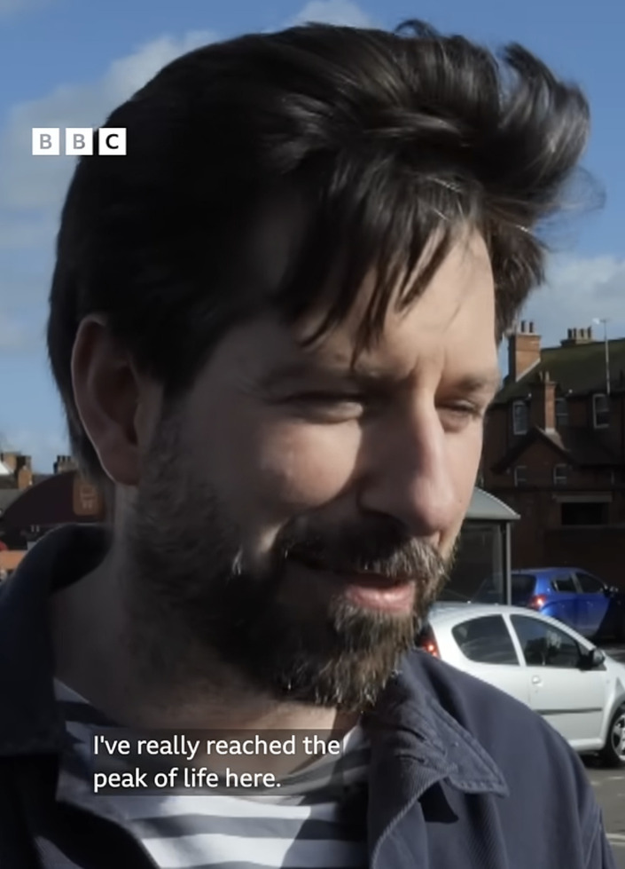 Gareth Wild lors de son passage à la BBC.