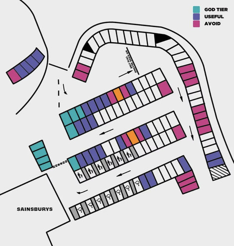 Un propriétaire de Skoda transforme un parking banal en défi obsessionnel sur 108 places