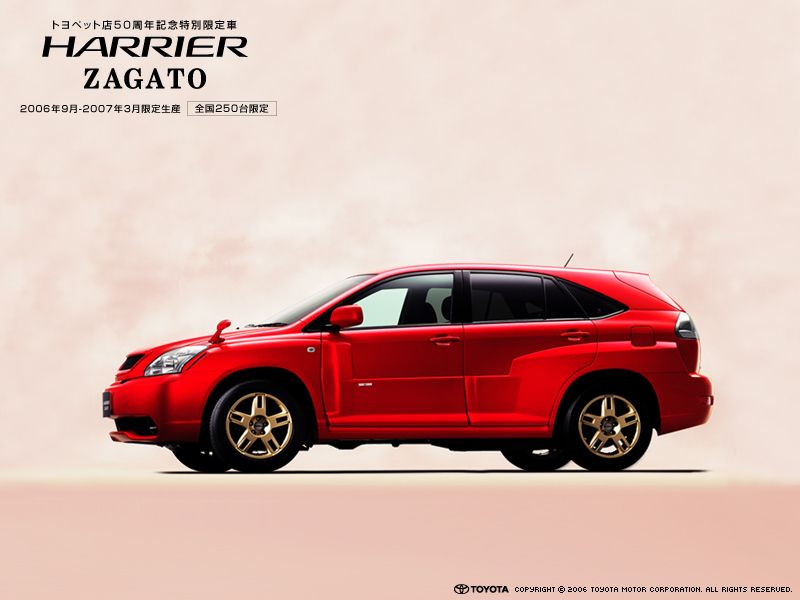 Harrier zagato toyota