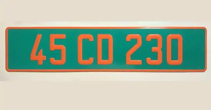 Lettres interdites et couleurs codées : les secrets des plaques d'immatriculation