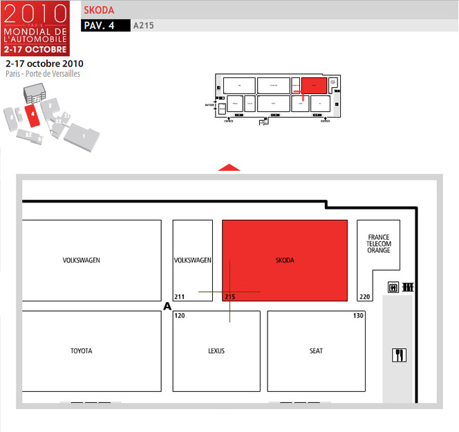 Guide des stands 2010 : Skoda sur le green