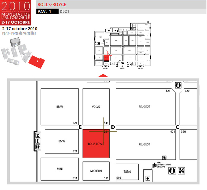 Guide des stands 2010 : Rolls Royce ou l'hypra luxe
