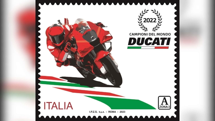 Ducati immortalisée par l’État italien : un simple timbre… ou la consécration ultime ?