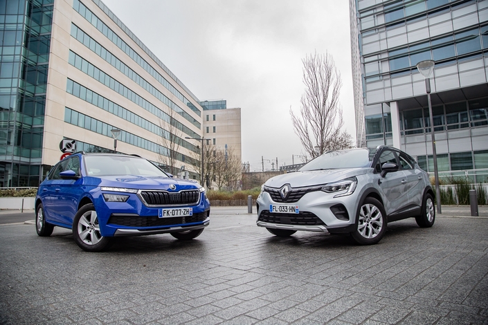 Comparatif - Renault Captur VS Skoda Kamiq : dans un mouchoir de poche