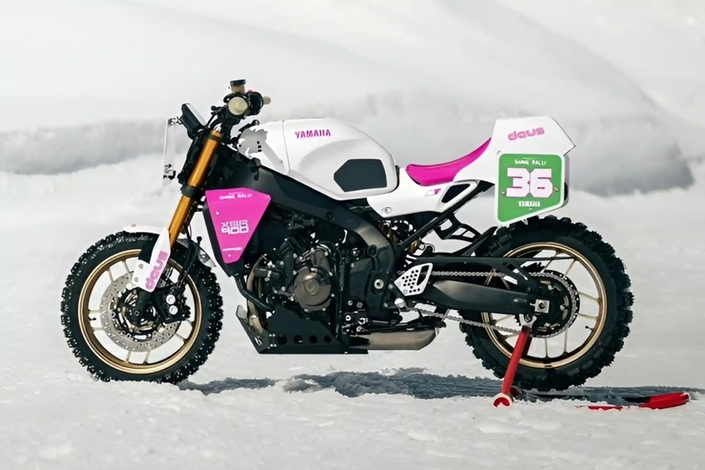 Quand Deus Ex Machina réinvente la Yamaha XSR900 en version flat-track des neiges