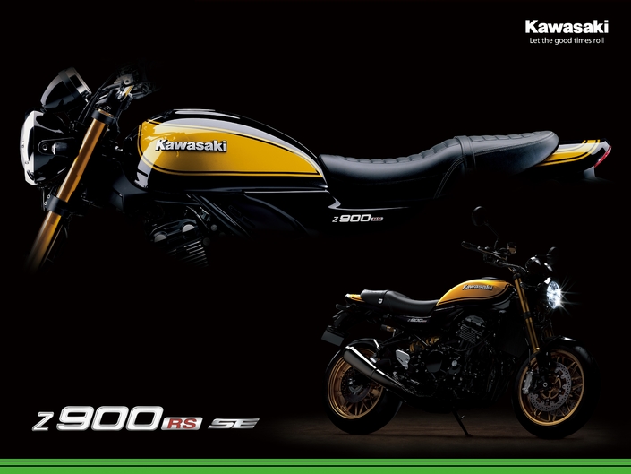 La Kawasaki Z900 RS SE Yellow Ball 2022.