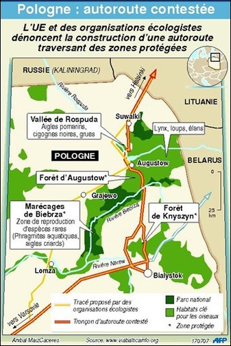 La Commission européenne en colère contre les travaux de l'autoroute polonaise