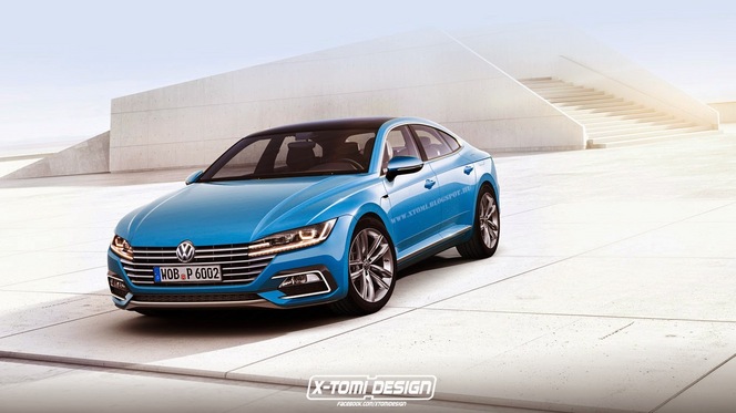 Un designer imagine la future Volkswagen Passat CC