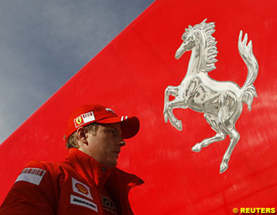 Formule 1 - Ferrari: Kimi sera le premier à rouler la F2008