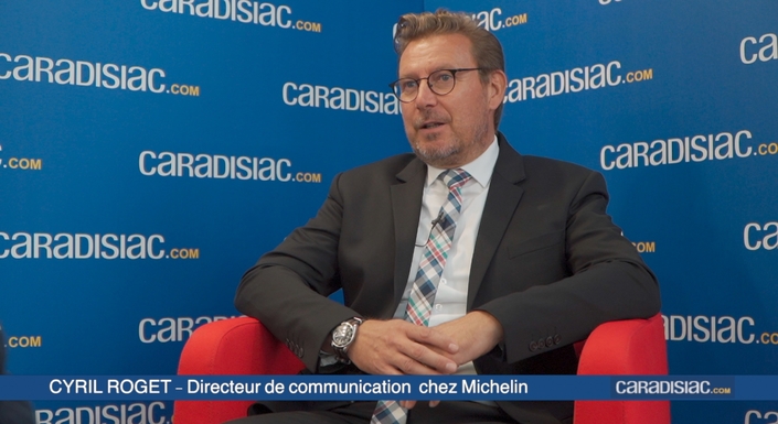 Cyril Roget, directeur de l’innovation Michelin : « Nous développons des pneus qui durent aussi longtemps que la voiture » - Les boss de l'auto en direct du Mondial 2018
