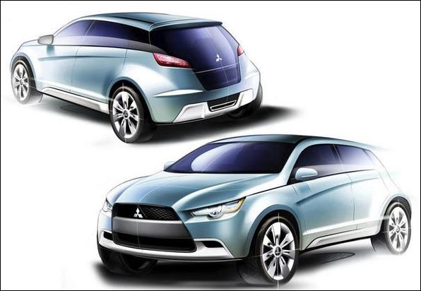 Salon de Francfort : le Concept-cX de Mitsubishi dans une ambiance bio-matériaux et dépollution !