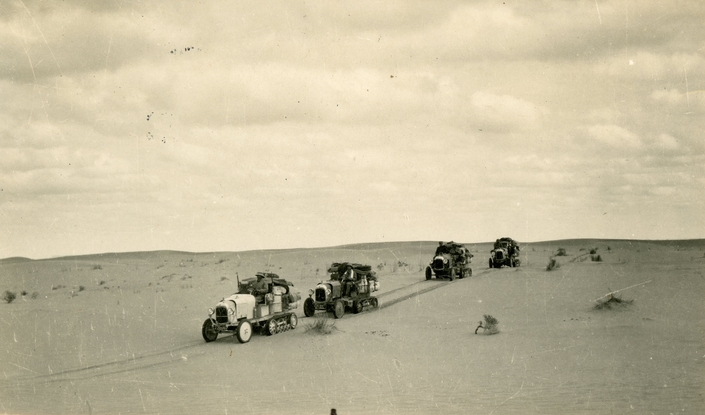 La mission Citroën à travers le Sahara.