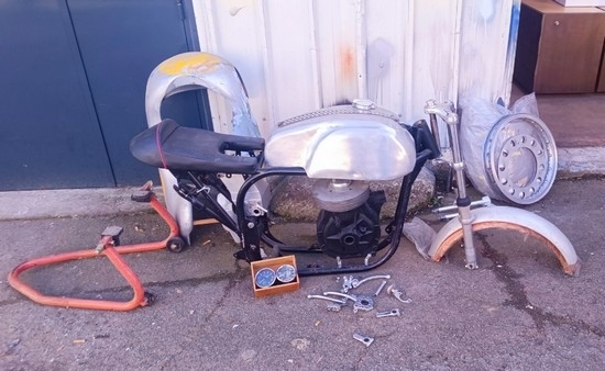 Projet de remontage d'une Norton Manx (lot n° 10)