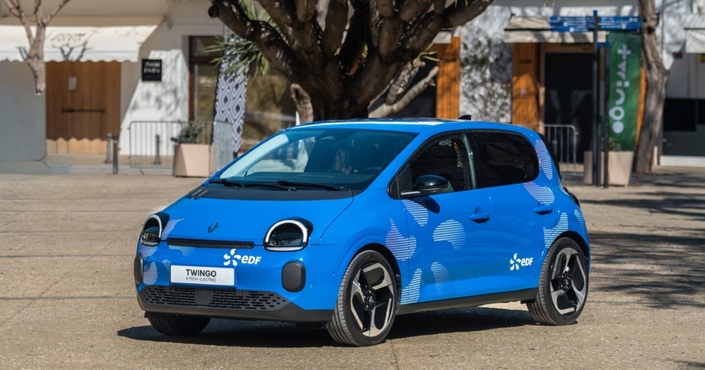 La Renault Twingo pro aux couleurs EDF ©Renault Group
