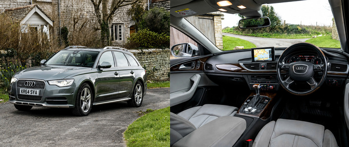 Restée en bon état extérieur comme intérieur, l'ancienne Audi A6 Allroad de Charles III était vendue dans le cadre de la Race Rétro de Coventry - Crédit Iconic Auctioneers