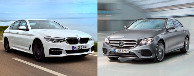 Match de 2017 - Nouvelle BMW Série 5 vs Mercedes Classe E