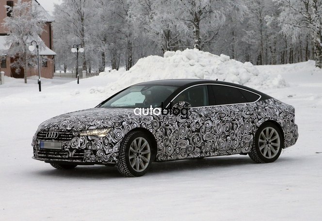 Surprise : future Audi A7 restylée