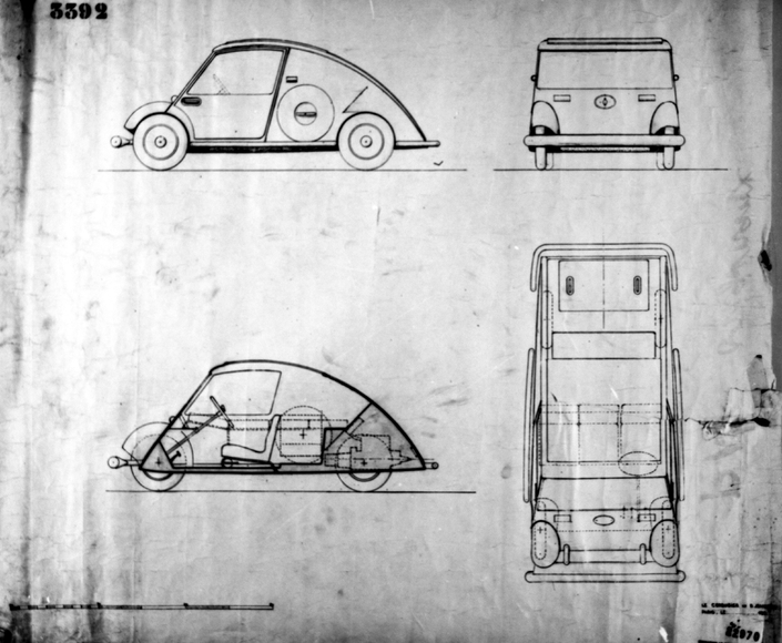 La Voiture Maximum, oeuvre du grand architecte, offrait une habitabilité optimale pour son gabarit.