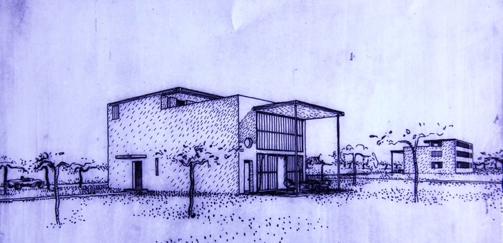 Croquis de la maison Citrohan