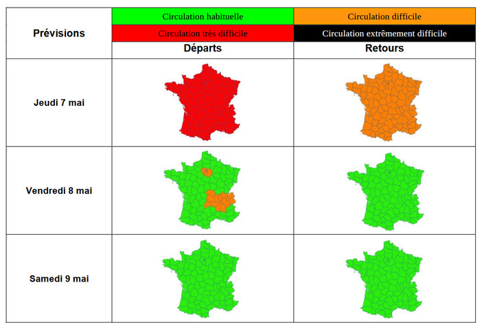 Vous risquez de voir rouge sur les routes de France ce week-end