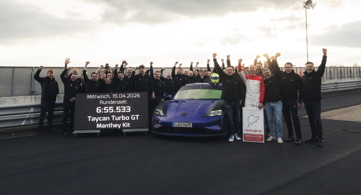 Vidéo : la Porsche Taycan Turbo GT Manthey pulvérise un record du Nürburgring… Et la concurrence !