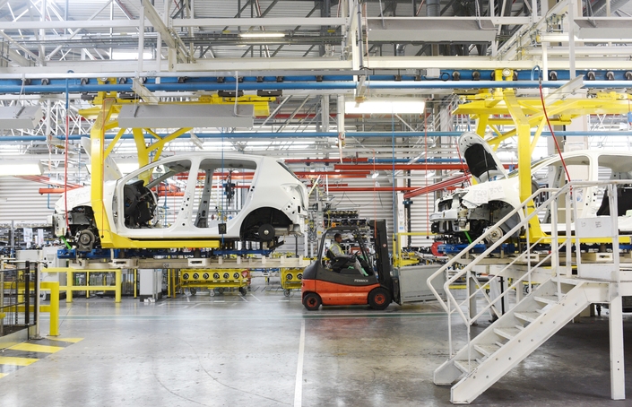 L’usine Renault - Dacia de Tanger attire tous les regards. Photo : MaxPPP.