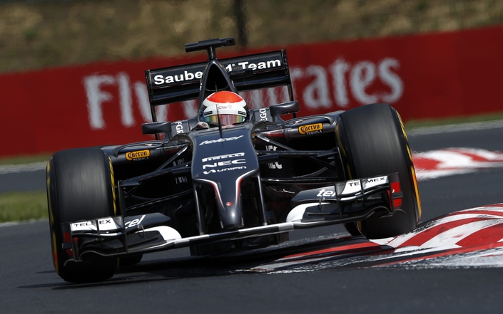 Le pilote bavarois détient le record peu flatteur du plus grand nombre de grands prix courus sans le moindre podium. Sa meilleure performance (4e), il l'obtient en 2009 lors du Grand Prix d'Italie - Crédit Maxppp